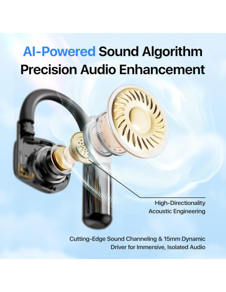 Auriculares Traductores AI POHAHA 3-en-1 Negro 144 Idiomas