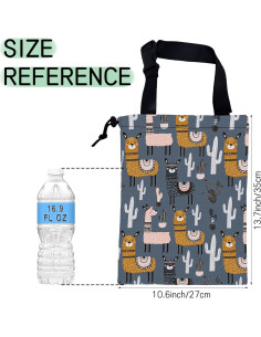 Bolsa de Basura para Auto NHNXHWIA Llamas Lindas Impermeable 2