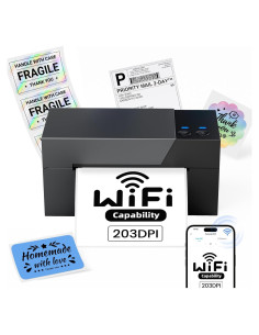 Impresora Térmica de Etiquetas WiFi Omezizy PM-247 4x6