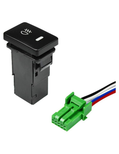 Interruptor de Botón LED 4 Polos 12V YUNPICAR para Toyota