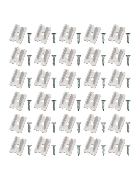 Clips de Montaje para Tiras LED Sunnates 30PCS 5-6mm