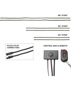 Kit de Iluminación LED Bajo Cuerpo LEDGlow Azul 6 Piezas 2