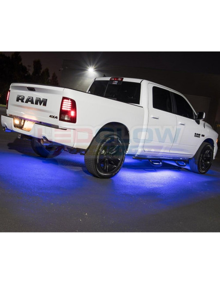 Kit de Iluminación LED Bajo Cuerpo LEDGlow Azul 6 Piezas