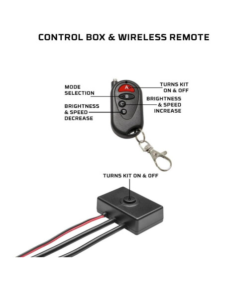 Kit de Iluminación LED Bajo Cuerpo LEDGlow Azul 6 Piezas