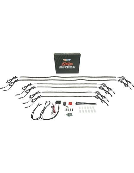 Kit de Iluminación LED Bajo Cuerpo LEDGlow Azul 6 Piezas