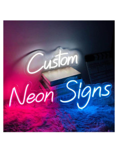 Cartel de Neón Personalizado LED 20x22 cm para Decoración