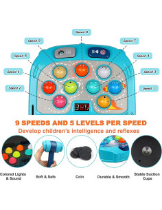 Juego de Golpear Topo ANNKIE para Niños 3 a 8 Años 2