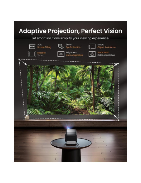 Proyector Láser 4K JMGO N1S Pro 2250 lúmenes WiFi Bluetooth Proyector Láser 4K JMGO N1S Pro 2250 lúmenes WiFi Bluetooth