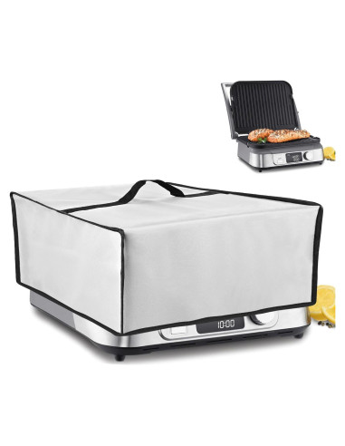 Cubierta de Polvo para Plancha Eléctrica Cuisinart GR-5BP1 - Impermeable y Resistente al Calor