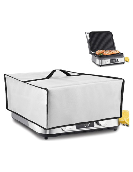 Cubierta de Polvo para Plancha Eléctrica Cuisinart GR-5BP1 - Impermeable y Resistente al Calor
