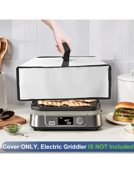 Cubierta de Polvo para Plancha Eléctrica Cuisinart GR-5BP1 - Impermeable y Resistente al Calor