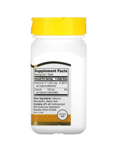 Tabletas de Vitamina B12 1000 mcg 21st Century 110 unidades 2