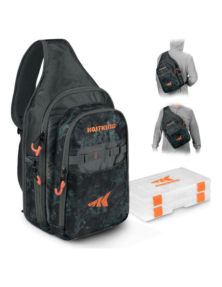 Bolsa de Tackle Sling KastKing Pond Hopper 45x32x15 cm