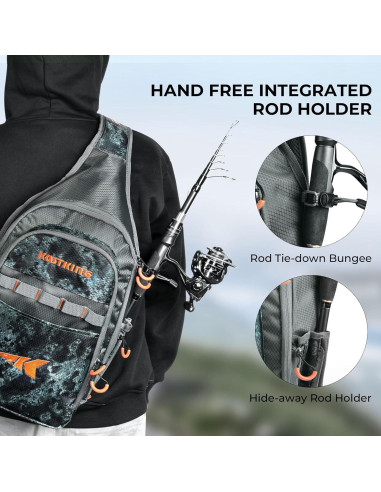 Bolsa de Tackle Sling KastKing Pond Hopper 45x32x15 cm