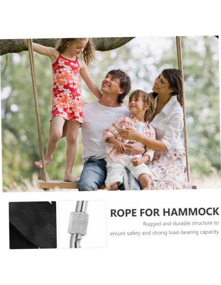 Cintas de Hamaca Colgantes BESPORTBLE 200x4.8 cm para Camping
