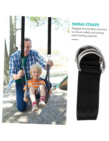 Cintas de Hamaca Colgantes BESPORTBLE 200x4.8 cm para Camping