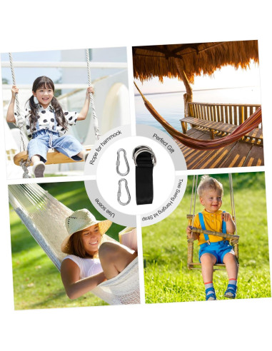 Cintas de Hamaca Colgantes BESPORTBLE 200x4.8 cm para Camping