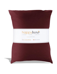 Almohada de Viaje Happyluxe Odyssey 43x33 cm TENCEL Rojo