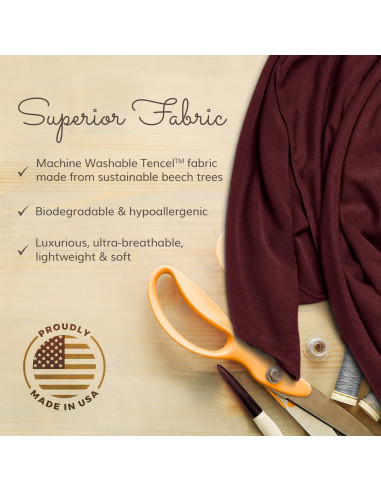 Almohada de Viaje Happyluxe Odyssey 43x33 cm TENCEL Rojo