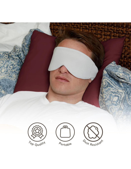 Almohada de Viaje Happyluxe Odyssey 43x33 cm TENCEL Rojo