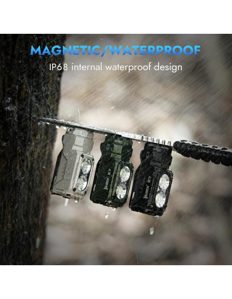 Linterna Recargable WUBEN C3 y E7 1200/1800 Lúmenes