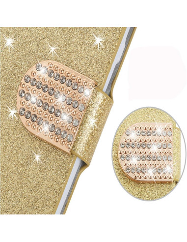 Funda Cartera Plegable Shitomua para Alcatel 1 Rojo