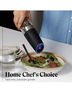 Juego de Molinillos Eléctricos de Sal y Pimienta Willow & Everett 2