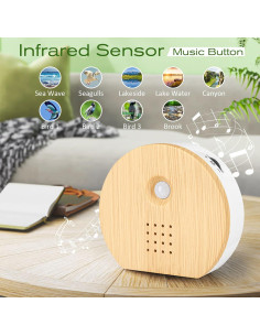 Caja de Sonido de Naturaleza FLLVILLEY con 9 Canciones Relajantes 2