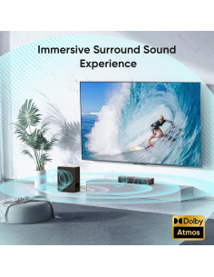 Barra de Sonido 2.1 Geoyeao HD-029 con Subwoofer y Dolby Atmos 2