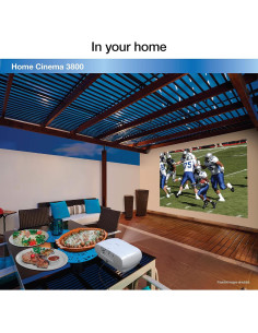 Proyector Epson Home Cinema 3800 4K PRO-UHD HDR 3000 lúmenes 2