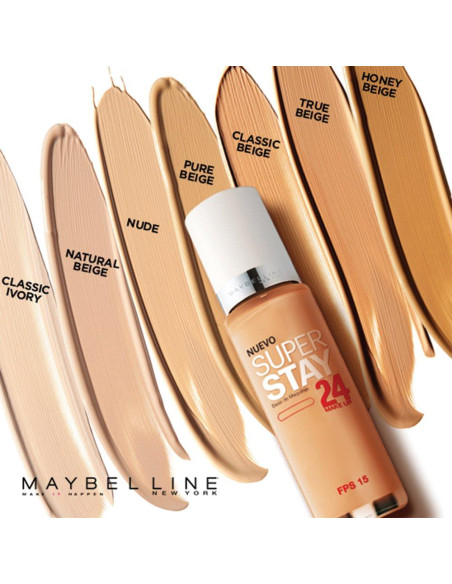 Maquillaje Maybelline Super Stay 24Hr Marfil Clásico 29.57ml Maquillaje Maybelline Super Stay 24Hr Marfil Clásico 29.57ml