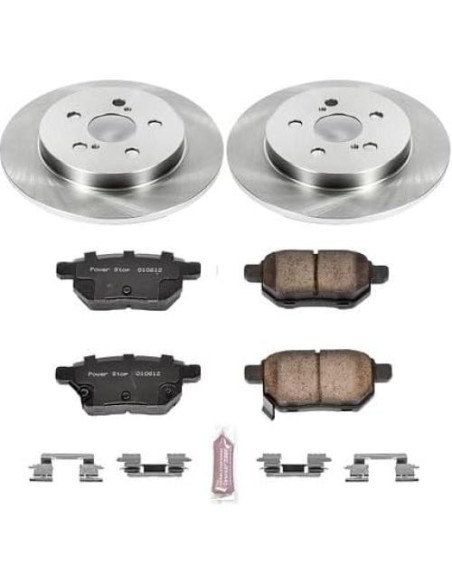 Kit de Frenos de Reemplazo Power Stop KOE4736 - Rotores y Pastillas Cerámicas