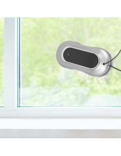 Robot Limpiador de Ventanas GUIAFUHYE Gris Plateado 80W Control Remoto 2
