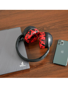 Almohadillas Extra Gruesas Wicked Cushions para Skullcandy Hesh - Camuflaje Rojo 2