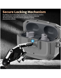 Funda dura Olytop para Beats Studio Buds Plus - Gris 2