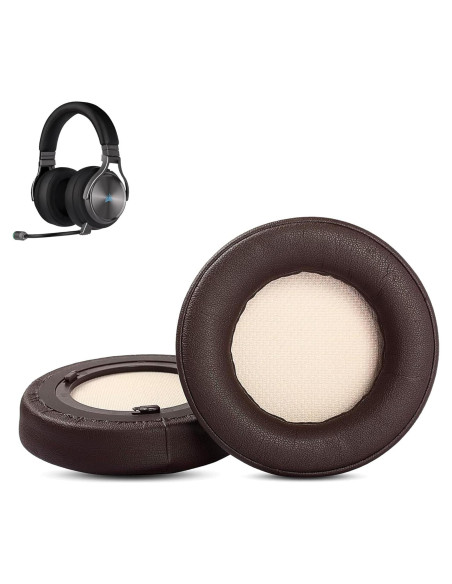 Almohadillas de Reemplazo Corsair Virtuoso RGB Wireless SE - Marrón