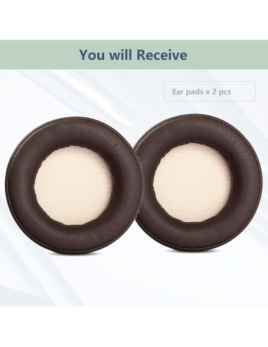 Almohadillas de Reemplazo Corsair Virtuoso RGB Wireless SE - Marrón