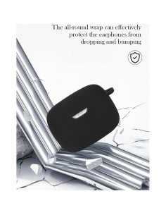 Funda de Silicona BOVUGAC para JBL Tune 245NC TWS - Negra 2