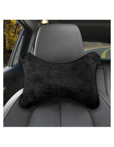 Almohada de Cuello para Auto DXNQ Suave y Ergonómica Negra