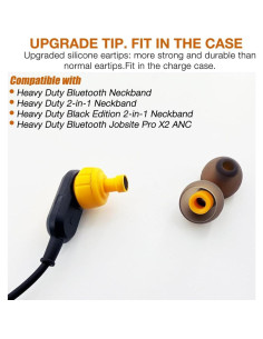 12 Puntas de Repuesto DEWALT para Auriculares Bluetooth ANC 2