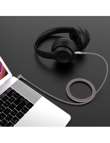 Cable de Audio Sqrmekoko 1.5m Macho a Macho 3.5mm para Sony