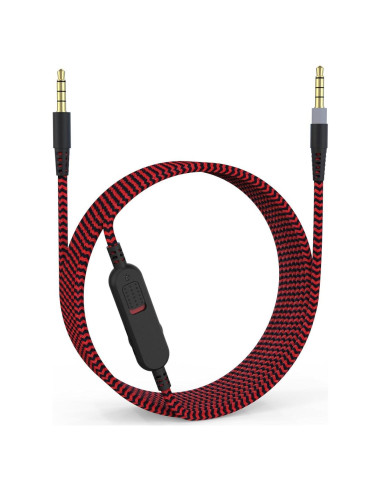 Cable de audio trenzado Hizsoaor 1.98m 3.5mm para HyperX y Logitech