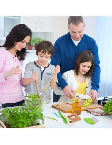 Conjunto de cuchillos de cocina para niños Leking 8 piezas
