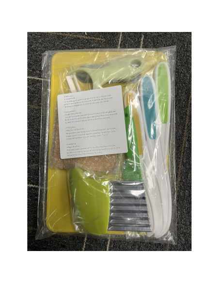 Conjunto de cuchillos de cocina para niños Leking 8 piezas