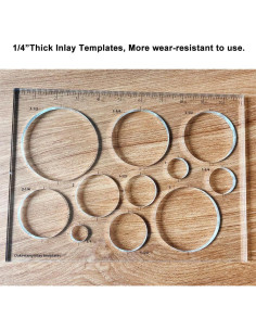 Plantillas de Router Dakewang 11 en 1 para Carpintería 28x20 cm 2