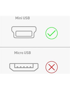 Paquete de 3 Cables USB a Mini USB 0.91 m Cable Matters 2