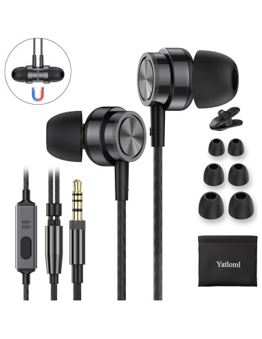 Auriculares Intrauditivos Yatloml EP610 con Micrófono 3.5mm