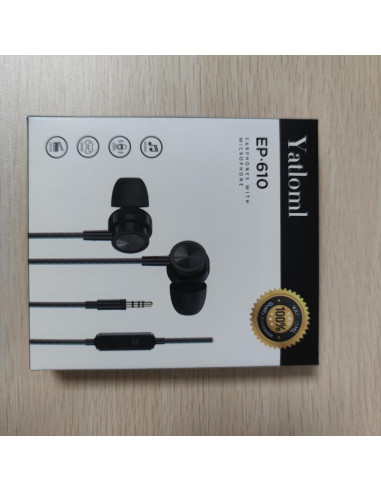 Auriculares Intrauditivos Yatloml EP610 con Micrófono 3.5mm