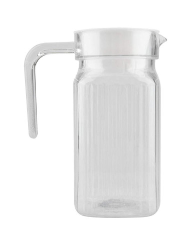 Jarra Acrílica Tbest 500ml con Tapa - Jarra Transparente para Bebidas