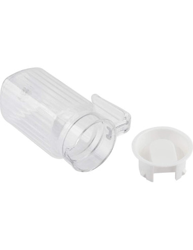 Jarra Acrílica Tbest 500ml con Tapa - Jarra Transparente para Bebidas